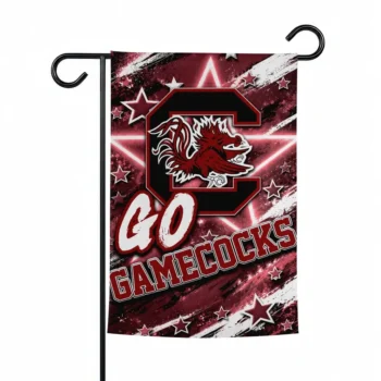 South Carolina Gamecocks Garden Flag Personalized Glowing Star Garnet Best Selling