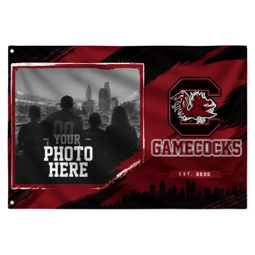 South Carolina Gamecocks House Flag Custom Framed Photo Garnet Black Best Selling South Carolina Gamecocks House Flag Custom Framed Photo Garnet Black Best Selling