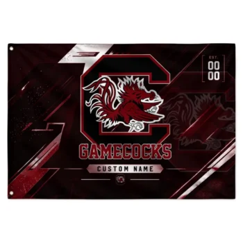 South Carolina Gamecocks House Flag Custom Speed Slashes Garnet Best Selling