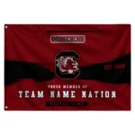 South Carolina Gamecocks House Flag Customized Brushed Streaks Garnet Best Selling