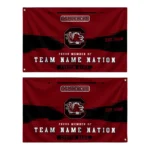 South Carolina Gamecocks House Flag Customized Brushed Streaks Garnet Best Selling