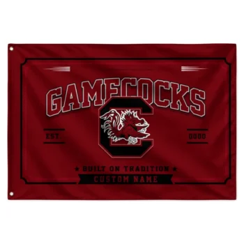South Carolina Gamecocks House Flag Customized Ornate Border Garnet Best Selling