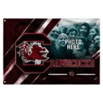 South Carolina Gamecocks House Flag Personalized Diagonal Stripes Garnet Best Selling