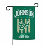 South Florida Bulls Garden Flag Custom Distressed Stripes Green Best Selling