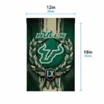 South Florida Bulls Garden Flag Custom Laurel Wreath Green Best Selling