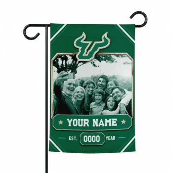 South Florida Bulls Garden Flag - Custom Photo Frame Green