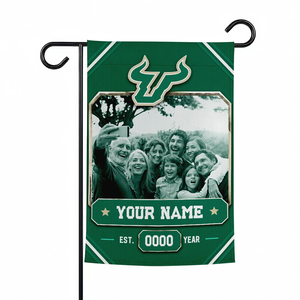 south-florida-bulls-garden-flag-custom-photo-frame-green-best-selling.webp south florida bulls garden flag custom photo frame green best selling