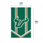 South Florida Bulls Garden Flag Customized Chevron Stripes Green Best Selling