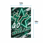 South Florida Bulls Garden Flag Personalized Glowing Star Green Best Selling