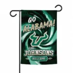 South Florida Bulls Garden Flag Personalized Swirl Vortex Green Best Selling
