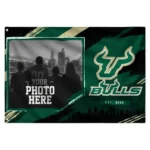 South Florida Bulls House Flag Custom Framed Photo Green Black Best Selling