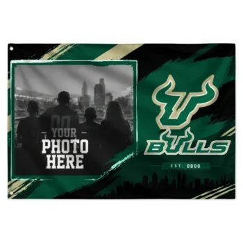 South Florida Bulls House Flag Custom Framed Photo Green Black Best Selling
