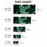 South Florida Bulls House Flag Custom Speed Slashes Green Best Selling