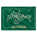 South Florida Bulls House Flag Customized Ornate Border Green Best Selling