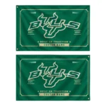 South Florida Bulls House Flag Customized Ornate Border Green Best Selling