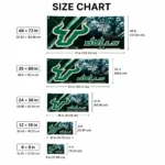 South Florida Bulls House Flag Personalized Diagonal Stripes Green Best Selling