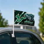 South Florida Bulls House Flag Personalized Diagonal Stripes Green Best Selling