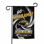 Southern Miss Golden Eagles Garden Flag Custom Swirl Vortex Black Best Selling