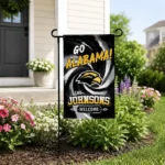 Southern Miss Golden Eagles Garden Flag Custom Swirl Vortex Black Best Selling