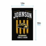 Southern Miss Golden Eagles Garden Flag Customized Distressed Stripes Black Best Selling