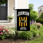 Southern Miss Golden Eagles Garden Flag Customized Distressed Stripes Black Best Selling