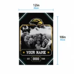 Southern Miss Golden Eagles Garden Flag Customized Photo Frame Black Best Selling