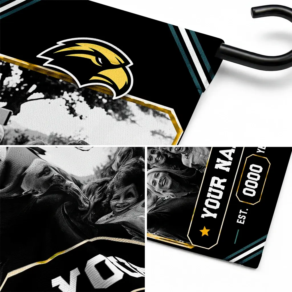 Southern Miss Golden Eagles Garden Flag Customized Photo Frame Black Latest Model Southern Miss Golden Eagles Garden Flag Customized Photo Frame Black Latest Model
