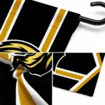 Southern Miss Golden Eagles Garden Flag Personalized Chevron Stripes Black Best Selling