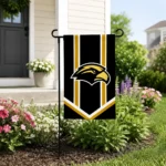 Southern Miss Golden Eagles Garden Flag Personalized Chevron Stripes Black Best Selling