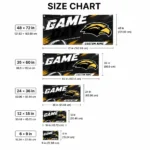 Southern Miss Golden Eagles House Flag Custom Action Streaks Black Best Selling