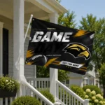 Southern Miss Golden Eagles House Flag Custom Action Streaks Black Best Selling