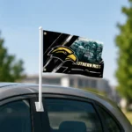 Southern Miss Golden Eagles House Flag Custom Diagonal Stripes Black Best Selling