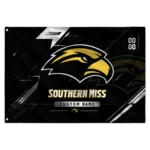 Southern Miss Golden Eagles House Flag Customized Speed Slashes Black Best Selling