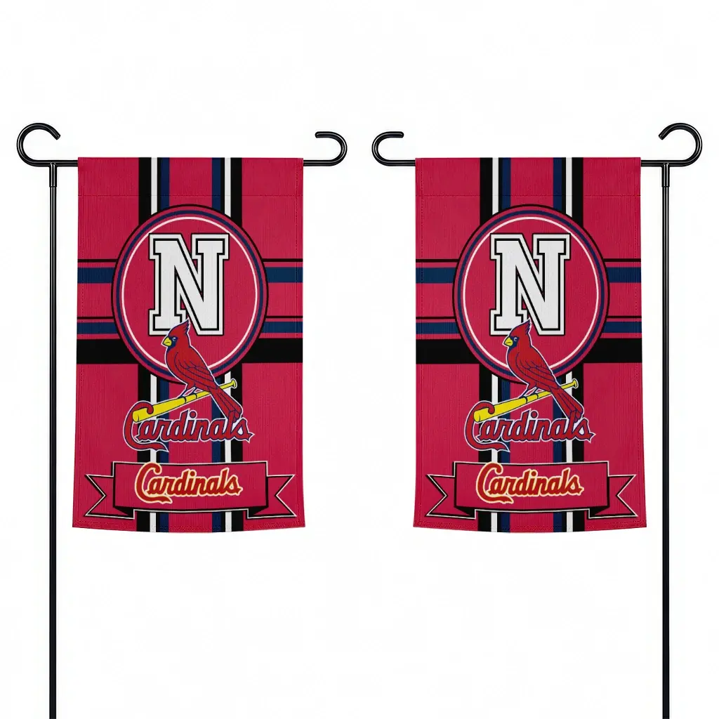 St Louis Cardinals Garden Flag Custom Circle Medallion Red Fashion Forward St Louis Cardinals Garden Flag Custom Circle Medallion Red Fashion Forward