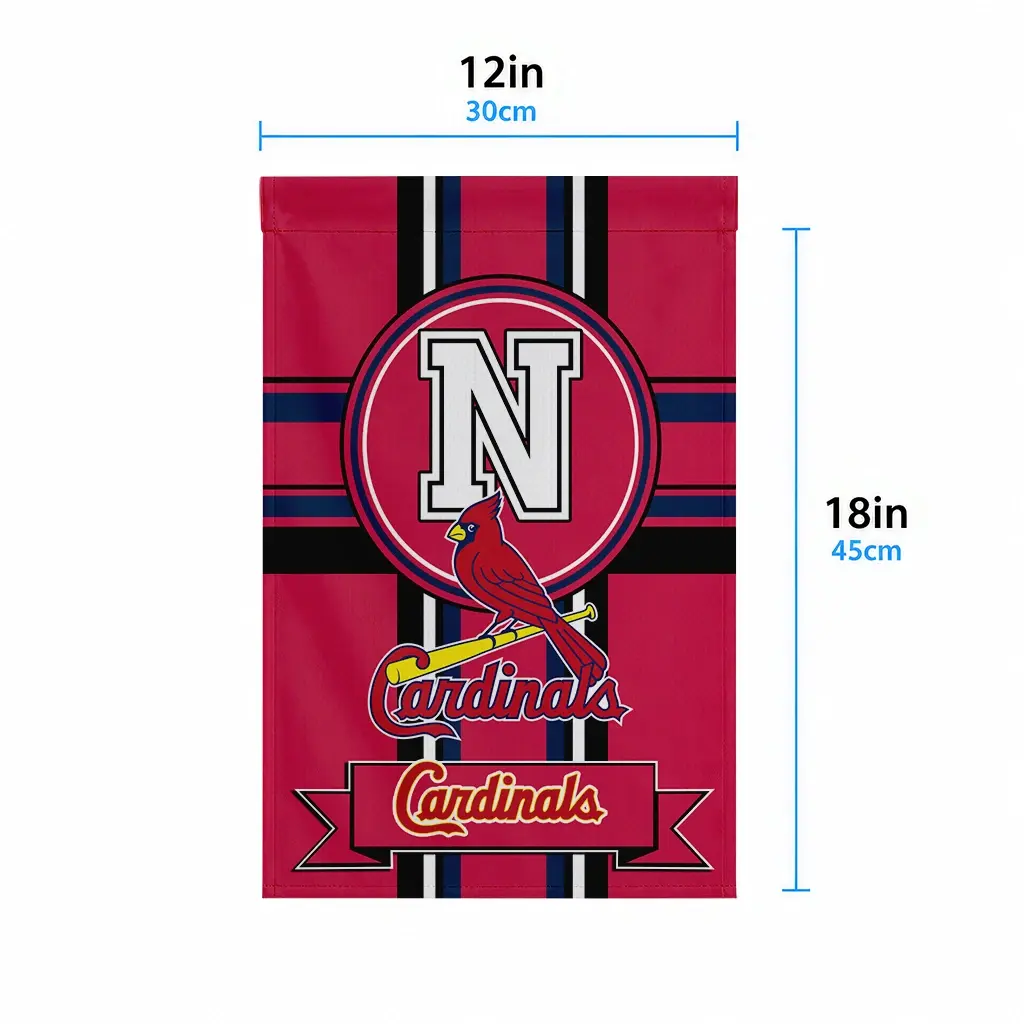 St Louis Cardinals Garden Flag Custom Circle Medallion Red High Quality St Louis Cardinals Garden Flag Custom Circle Medallion Red High Quality