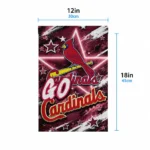 St Louis Cardinals Garden Flag Customized Glowing Star Red Best Selling