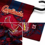 St Louis Cardinals Garden Flag Personalized Laurel Wreath Red Best Selling