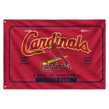 St Louis Cardinals House Flag Custom Ornate Border Red Best Selling