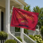 St Louis Cardinals House Flag Custom Ornate Border Red Best Selling
