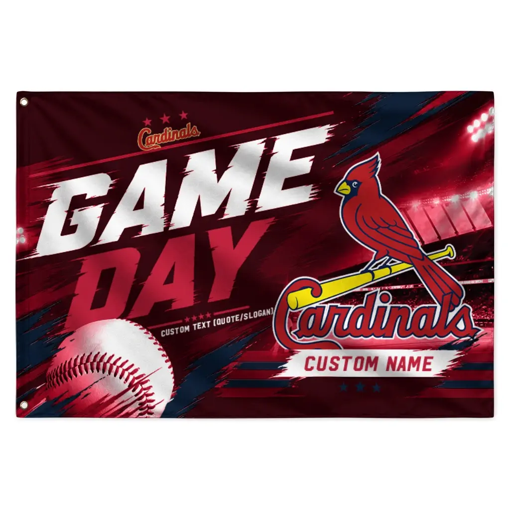 St Louis Cardinals House Flag Custom Tech Panels Red Best Selling St Louis Cardinals House Flag Custom Tech Panels Red Best Selling