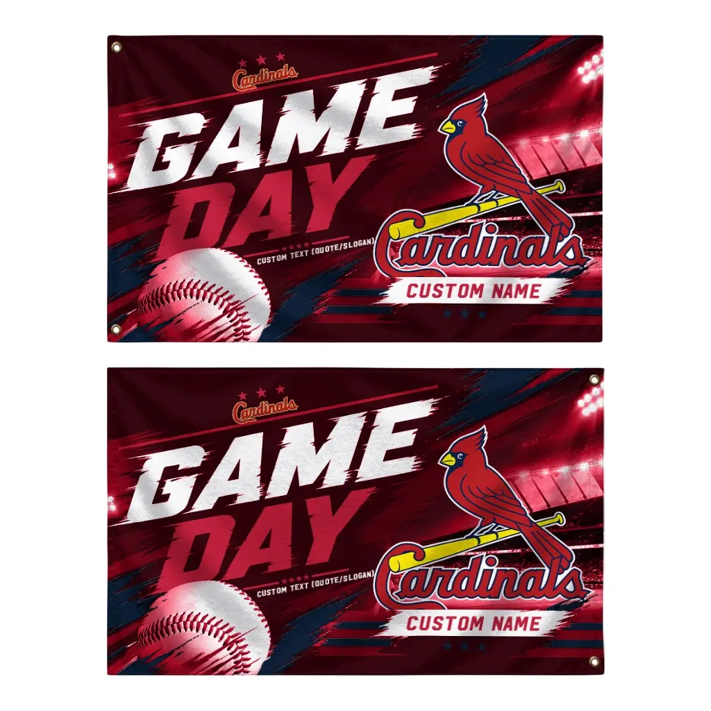 St Louis Cardinals House Flag Custom Tech Panels Red Fashion Forward St Louis Cardinals House Flag Custom Tech Panels Red Fashion Forward