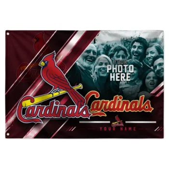 St Louis Cardinals House Flag Customized Diagonal Stripes Red Best Selling
