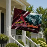 St Louis Cardinals House Flag Customized Diagonal Stripes Red Best Selling
