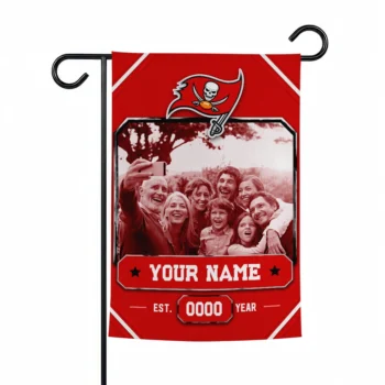 Tampa Bay Buccaneers Garden Flag - Custom Photo Frame Red