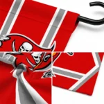 Tampa Bay Buccaneers Garden Flag Customized Chevron Stripes Red Best Selling