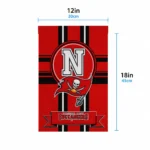 Tampa Bay Buccaneers Garden Flag Customized Circle Medallion Red Best Selling
