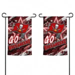 Tampa Bay Buccaneers Garden Flag Personalized Glowing Star Red Best Selling