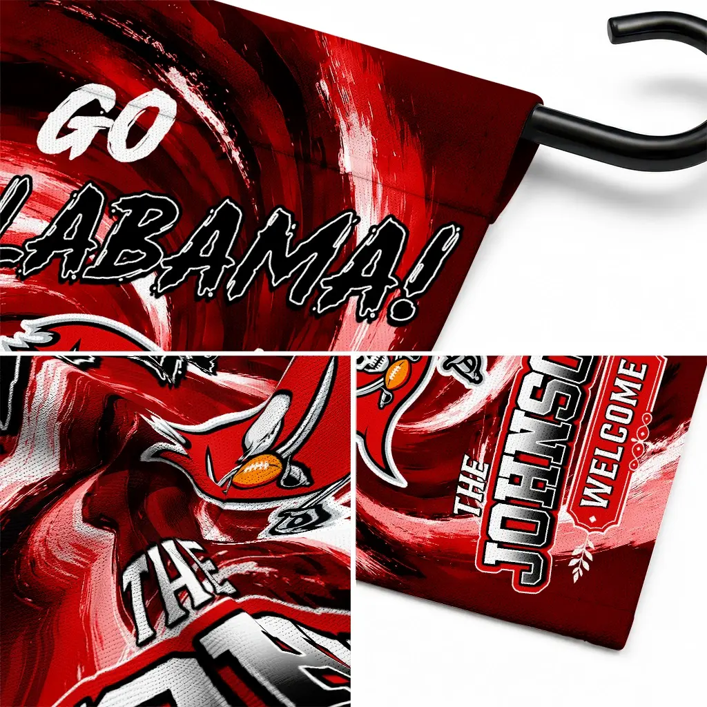 Tampa Bay Buccaneers Garden Flag Personalized Swirl Vortex Red Latest Model Tampa Bay Buccaneers Garden Flag Personalized Swirl Vortex Red Latest Model