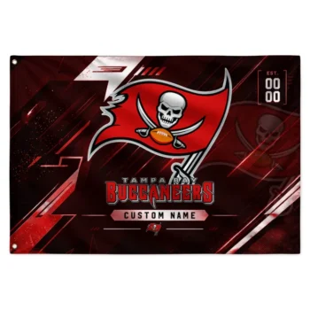 Tampa Bay Buccaneers House Flag Custom Speed Slashes Red Best Selling