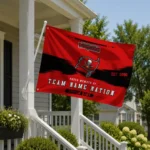 Tampa Bay Buccaneers House Flag Customized Brushed Streaks Red Best Selling